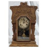 Sessions vintage carved mantle clock