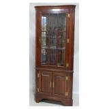 Jasper Corner Cabinet in Mahogany