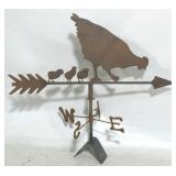 Rustic metal weathervane