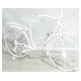 Metal bicycle planter, 32 x 20 x 56