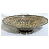 Molded in relief silver plate bowl