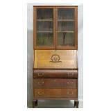 Original finish iiger oak bookcase secretary
