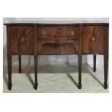 Englsih flaming mahogany brandy board