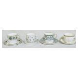 4 Royal Crown Derby cup & saucers