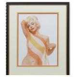 MARILYN MONROE STRIPPED SCARF BY BERT STERN