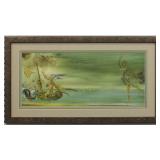 FLIGHT OF TEMPTATION GICLEE BY SALVADOR DALI