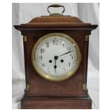 H&H France Wood Case Mantle Clock