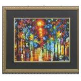 NIGHT PARK BY LEONID AFREMOV