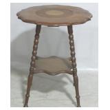 Vintage Carved Oak Parlor Table