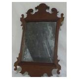 Early Chippendale small hanging mirror