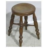 Antique wooden stool, 18 x 13