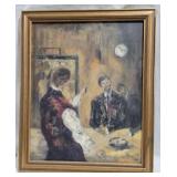 One More For The Road oil on canvas