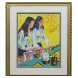 GIRLS OF CAESARS PALACE BO DEALER GICLEE