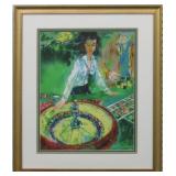 GIRLS OF CAESARS PALACE ROULETTE GICLEE