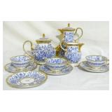 KPM 10pc coffee service set - as is