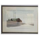 Courjon framed print, 27.5 x 37.5