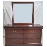 Bernards dresser with mirror, 72 x 58 x 16