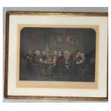 Literary Party by Reynolds copper plate