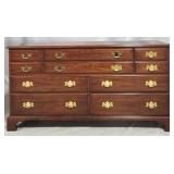 Henkel Harris black cherry dresser