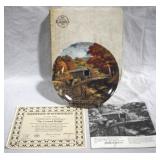 Knowles "The Covered Bridge" w/COA