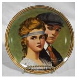 Knowles "Meeting on the Path" by Norman Rockwell