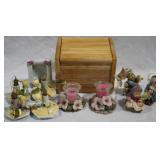 Assorted Items - to include Wooden Box