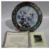 W.L. George "Ruby Throated Hummingbird w/ COA