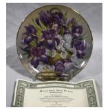 Franklin Mint Mogambo Iris Plate w/ COA