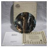 Knowles "The Downy Woodpecker" w/ COA