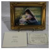 Miniature Lithograph "Colors of Spring" w/ COA