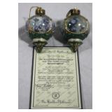 Bradford Exchange 2 Ornaments "The Broad-billed