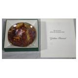 Miniature Plate "Golden Harvest" w/ COA