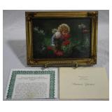 Miniature canvas replica "Summer Garden" w/ COA