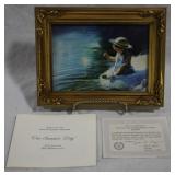 Miniature canvas replica "One Summer Day" w/ COA