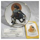 Danbury Mint "Puppy Love" w/COA