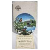 Knowles "Bluebirds in Spring" w/ COA