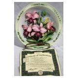 Bradford Exchange "Orchid Garden" w/COA