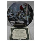 Bradford Exchange "The Library: Cardinals" w/ COA