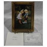 Miniature Lithograph "New Shoes" w/COA