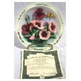 Bradford Exchange "Poppy Garden" w/COA