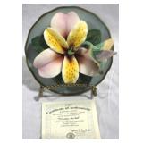 Bradford Exchange "Paradise Orchid" w/COA