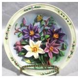 Bradford Exchange "Clematis Garden"