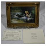 Miniature Lithograph "The Little Fisherman"