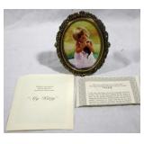 Miniature Lithograph "My Kitty"