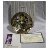 Bradford Exchange "Irises" w/ COA