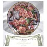 Franklin Mint "Princesse de Monaco Rose" Plate