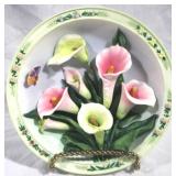Bradford Exchange "The Calla Lily Garden" Plate