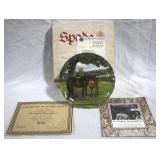Spode "The English Thoroughbred" w/COA