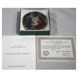 Miniature Plate "Laurie and the Creche" w/ COA