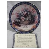 Bradford Exchange "Parrot Tulips" w/ COA